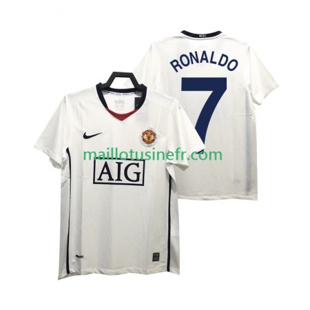 Maillot de Foot Manchester United Ronaldo 7 Premier League 2008 2009 Extérieur Retro Maillot de Foot Manchester United Ronaldo 7 Premier League 2008 2009 Extérieur Retro